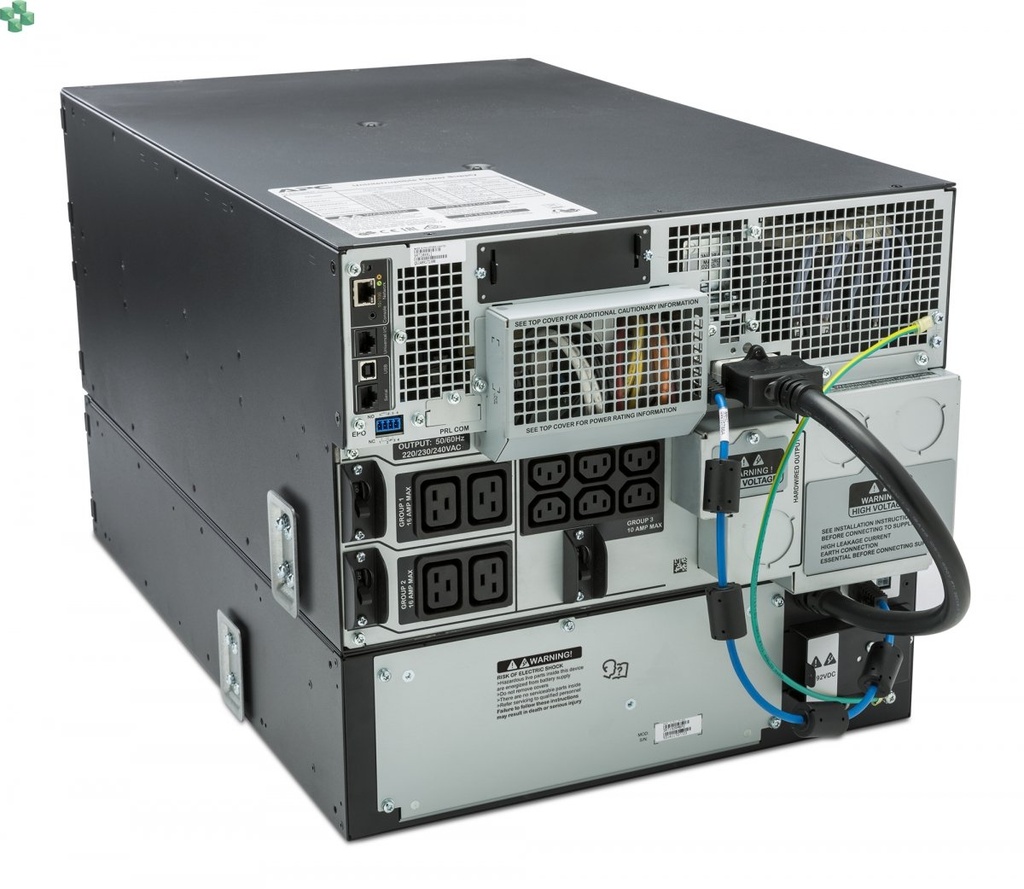 SURT20KRMXLI APC Smart-UPS RT 20kVA, 230/400V, LCD, rackmount, 12U, 2x IEC Jumpers & 8x IEC 60320 C19 outlets