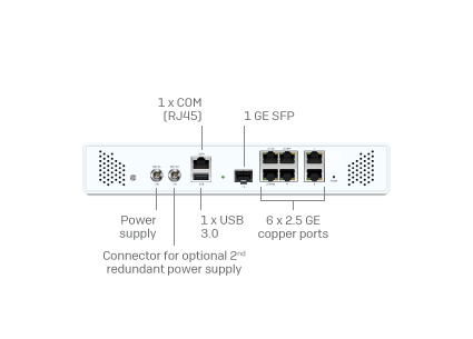 XG108Z00ZZPCUK XGS 108 Security Appliance - UK power cord 
