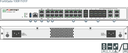 FG-101F 22 x GE RJ45 ports (including 2 x WAN ports, 1 x DMZ port, 1 x Mgmt port, 2 x HA ports, 16 x switch ports with 4 SFP port shared media), 4 SFP ports, 2x 10G SFP+ FortiLinks, 480GB onboard storage, dual power supplies redundancy.
